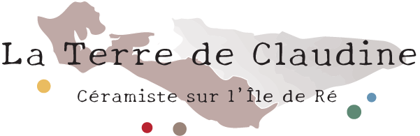 Logo La Terre de Claudine - atelier de poterie Ile de Ré